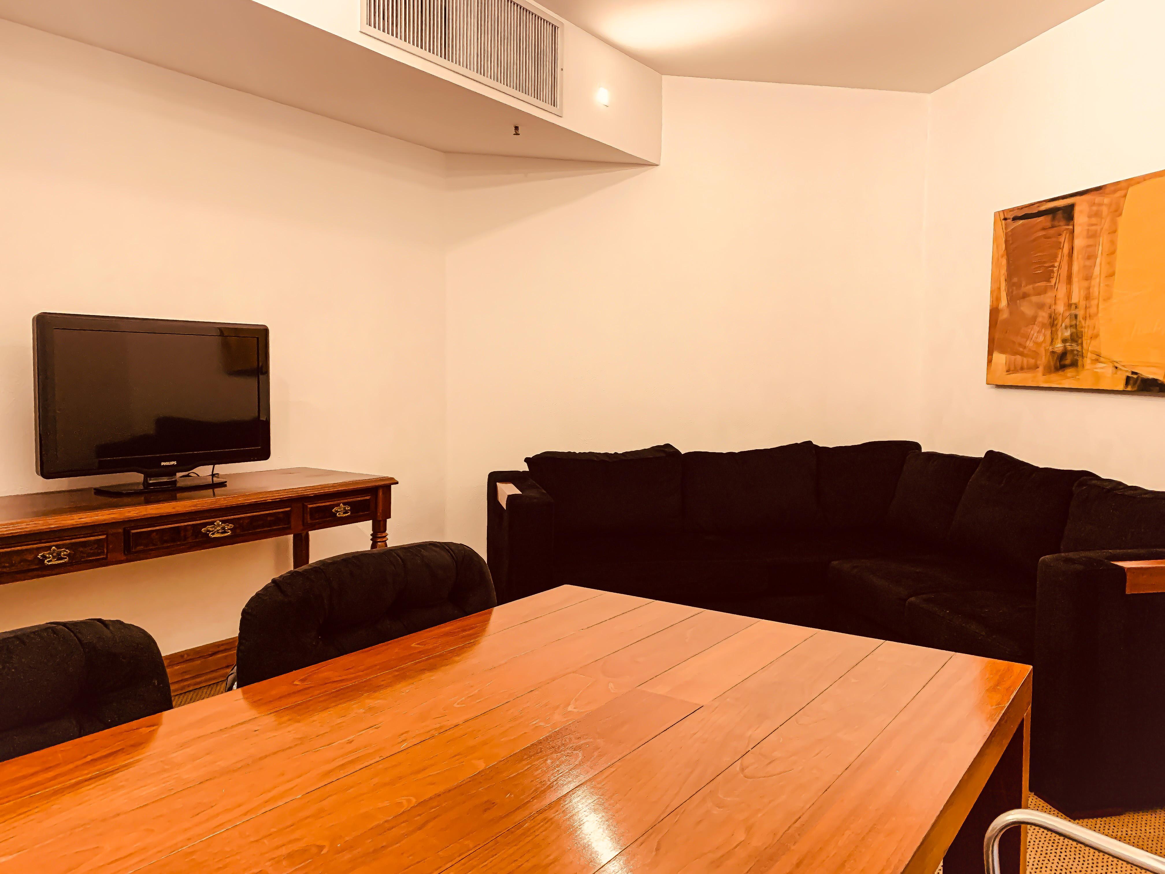 Ouro Minas Hotel Belo Horizonte, Dolce By Wyndham Exteriör bild The common room at the International House