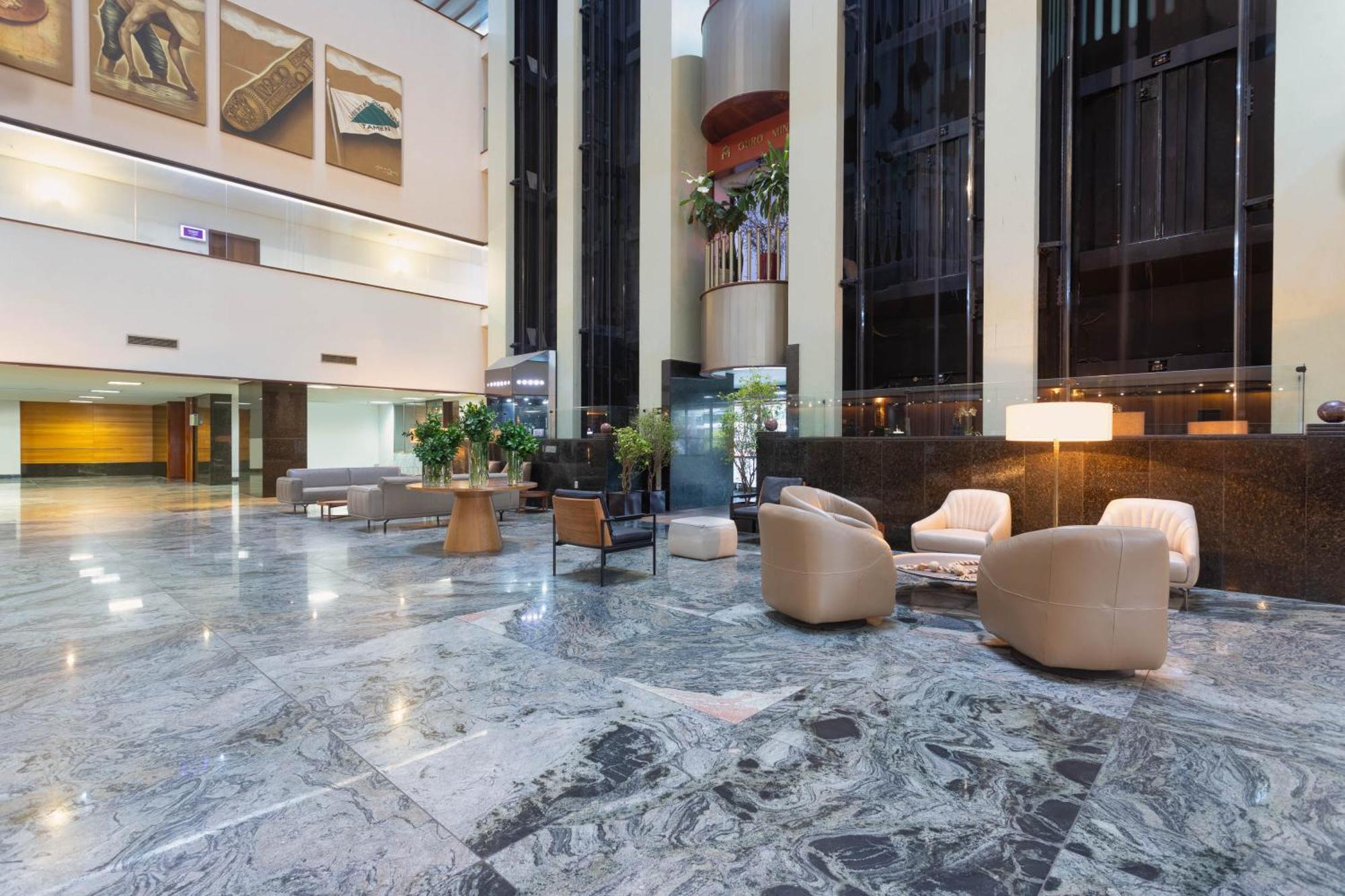 Ouro Minas Hotel Belo Horizonte, Dolce By Wyndham Exteriör bild Lobby