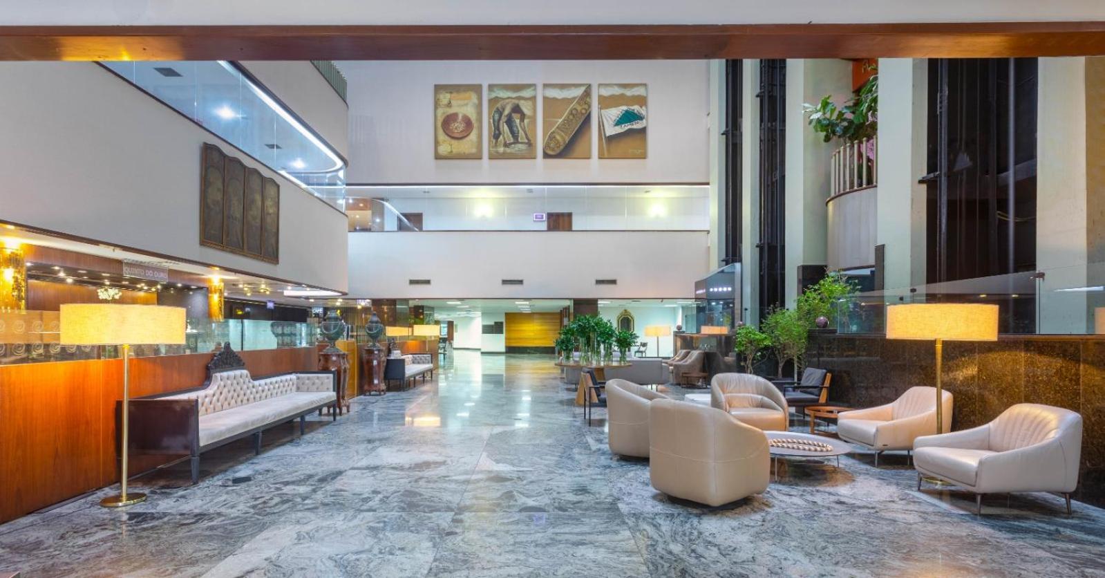 Ouro Minas Hotel Belo Horizonte, Dolce By Wyndham Exteriör bild Lobby