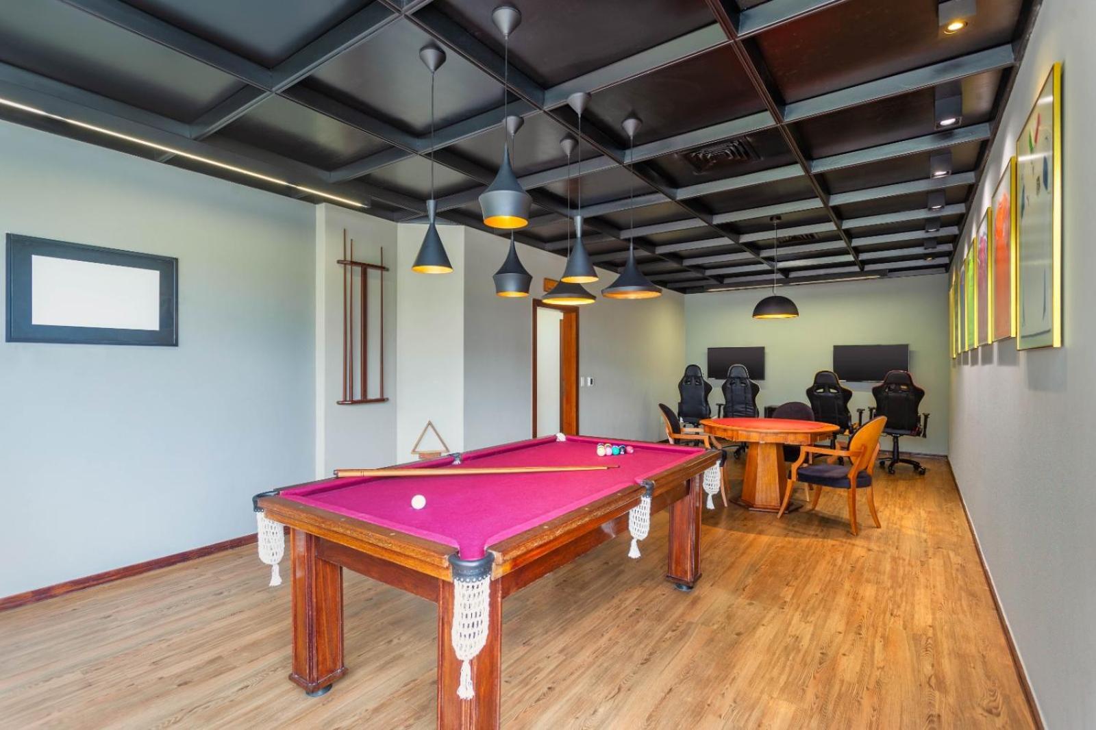 Ouro Minas Hotel Belo Horizonte, Dolce By Wyndham Exteriör bild The pool table at the office